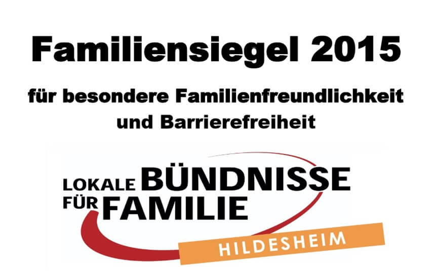 Familiensiegel 2015 in Hildesheim