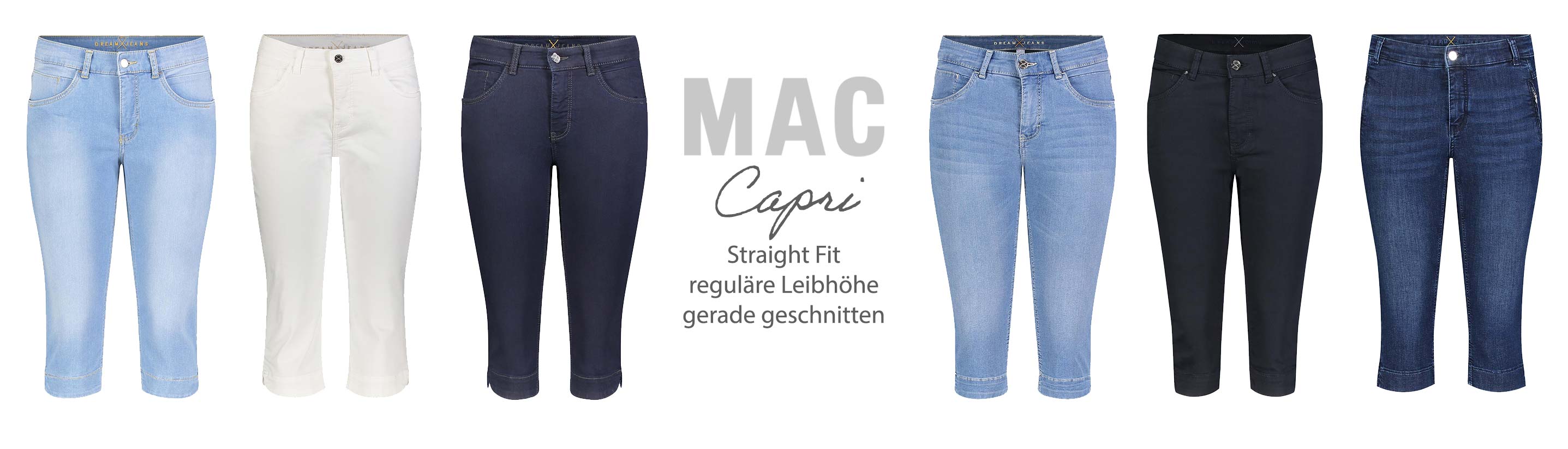MAC Jeans Capri | Größen: 36-48, Länge: 19 | HoseOnline.de