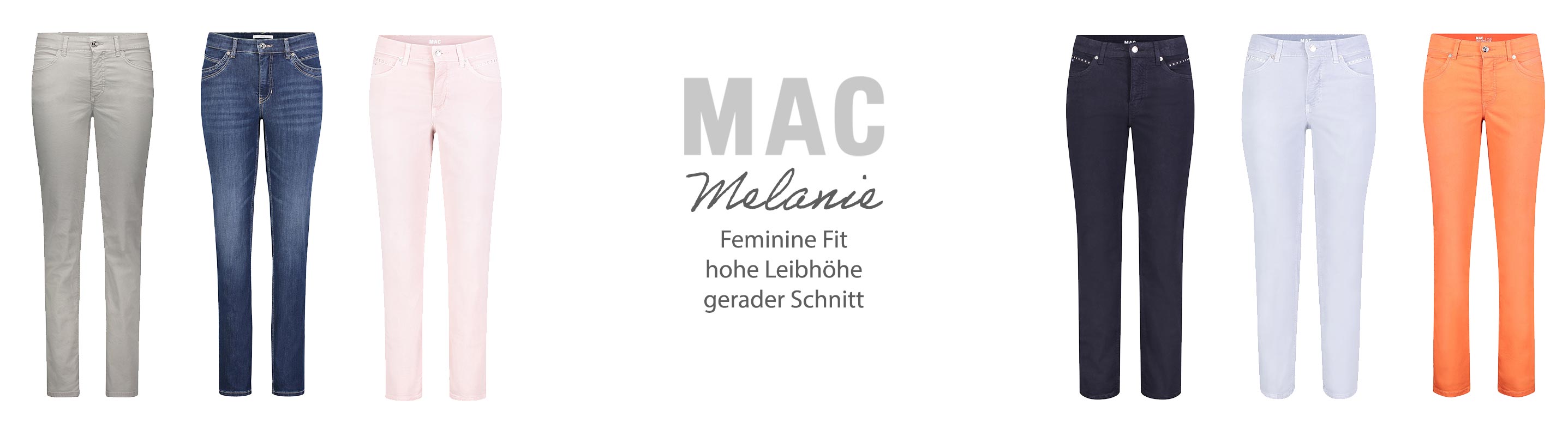 Mac Melanie Curvy Figure Denim Jean White 010 27L