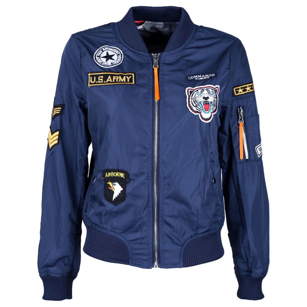 Jacke mit Patches