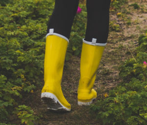 Herbstmode Regenwetter