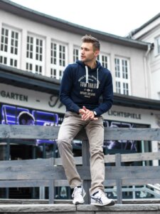 Herrenjeans Beige