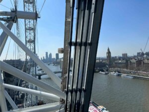 Ausblick aus dem Riesenrad London Eye