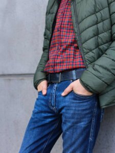 Detailbild Herren Outfit mit Steppjacke