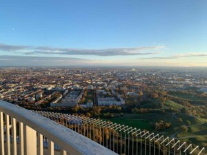 Aussicht vom Olympiaturm München
